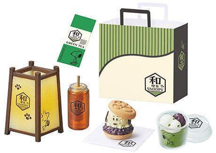 Re-ment Dollhouse Snoopy Japanese Cafe Full Set (8 Figures) (Discontinued) | Rement Miniatures