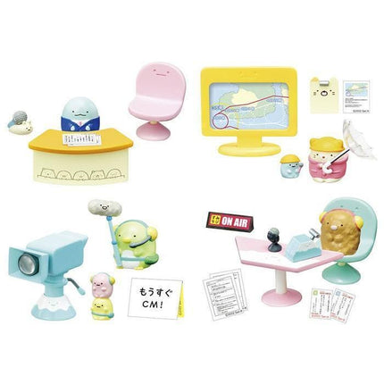 Re-ment Sumikko Gurashi Kawaii TV Studio Scenes (Full Set of 8 Boxes) | Rement Miniatures