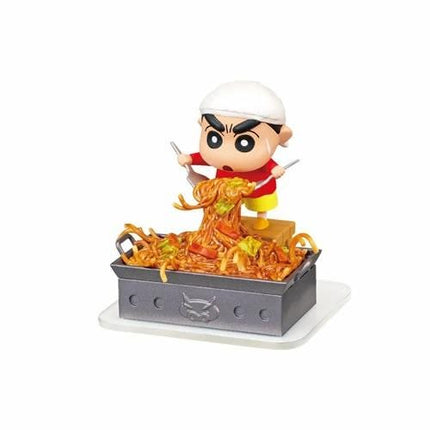 Re-ment Crayon Shin-chan Cooking Helper Full Set (6 Figures) | Rement Miniatures