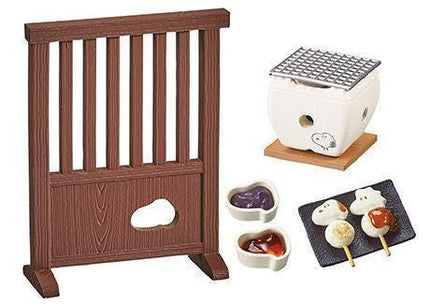 Re-ment Dollhouse Snoopy Japanese Cafe Full Set (8 Figures) (Discontinued) | Rement Miniatures