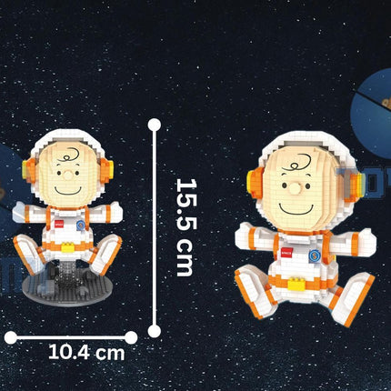 Peanuts Nano Building Blocks - Snoopy in the Space - (DIY Toy)