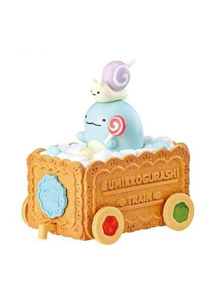 Re-Ment Sumikko Gurashi Sweets Train Full Set (6 Figures) | Rement Miniatures Dollhouse