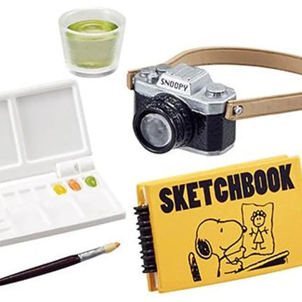 Re-ment Peanuts Snoopy Art Studio Full Set (8 boxes) (Discontinued) | Rement Miniatures