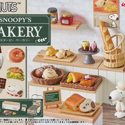 Re-Ment Peanuts Snoopy's Bakery (Full Set of 8 Boxes) (Discontinued) | Rement Miniatures