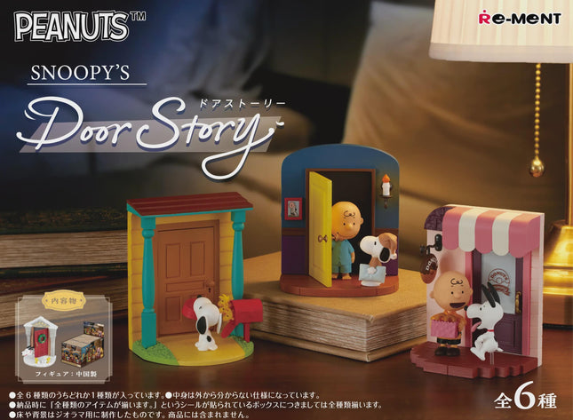 Re-ment Peanuts Snoopy's Door Story (Full Set of 6 Figures) | Rement Miniatures