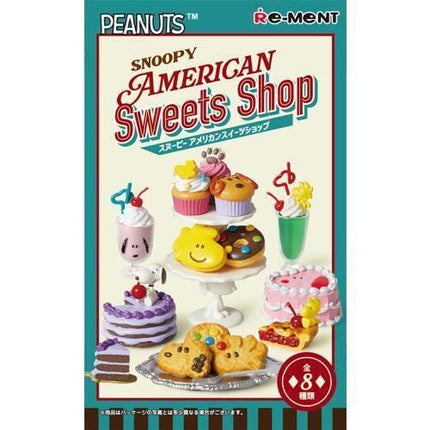 Re-Ment Snoopy American Sweets Shop (Full Set of 8) Peanuts Food | Rement Miniatures