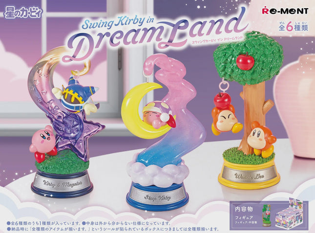 Re-Ment Kirby Swing in Dream Land 2 (Full Set of 6) | Rement Miniatures Dollhouse