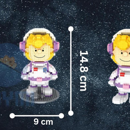 Peanuts Nano Building Blocks - Snoopy in the Space - (DIY Toy)