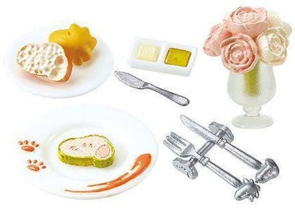 Re-Ment Snoopy's Restaurant Full Set (8 Figures) | Peanuts Food | Rement Miniatures
