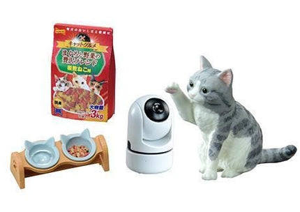 Re-ment Life with Cat Miniatures Set (Box of 8) | Rement Miniatures