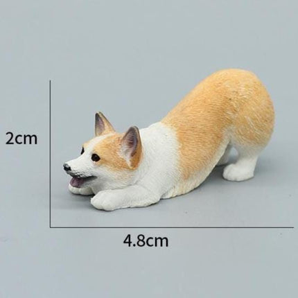 Mini Corgi Dog Car Ornament: Cute Kawaii Dog Butt Charm (Dashboard, Accessory)