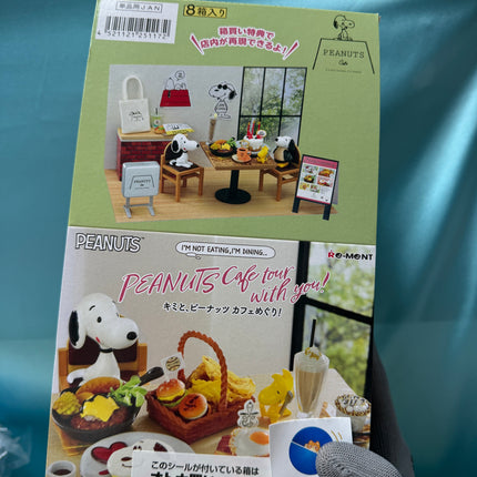 Re-Ment Snoopy Visit Peanuts Cafe With You! Full Set | Rement Miniatures Dollhouse