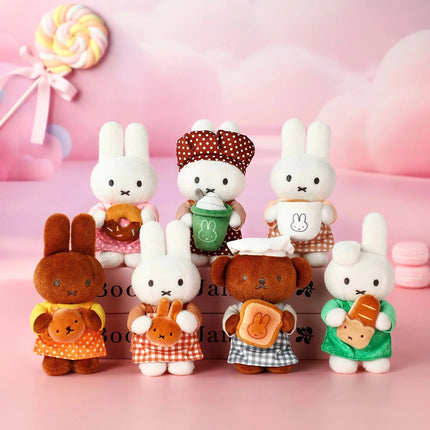 Miffy Bakery Series Dollhouse Plush KeyChain - Blind Box