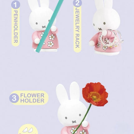 Miffy Pen Ring Holder Series - Standing Desak Organizer Blind Box