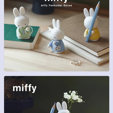 Miffy Pen Ring Holder Series - Standing Desak Organizer Blind Box