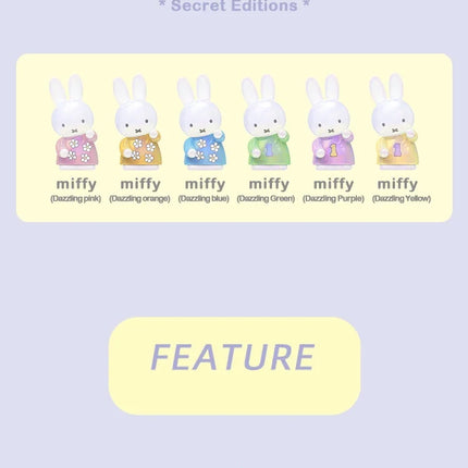 Miffy Pen Ring Holder Series - Standing Desak Organizer Blind Box