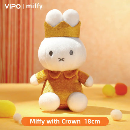 Miffy Plush Doll Toy with Crown 👑 (18cm)