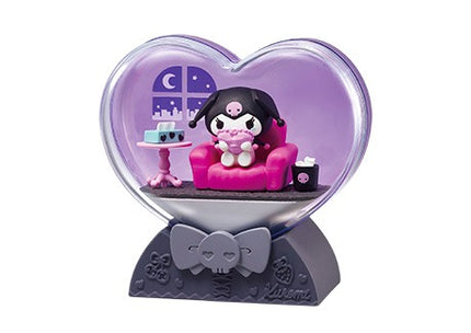 Re-ment Kuromi Terrarium Collection Kuromi's Doki Doki Days Figure (Box of 6) (4521121152929)