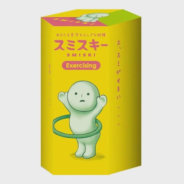 a cartoon character holding a hula hoop.
