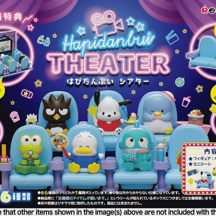 Re-ment Sanrio Hapidanbui Theater Complete Set (6 Figures) | Rement Miniatures Dollhouse