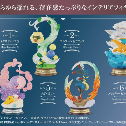 Re-Ment Pokemon Swing Vignette Collection 4 (Full Set of 6 Figures) | Rement Miniatures Dollhouse