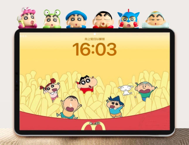 Peeking Crayon Shin-chan Hippers Kucikuji - Decorative Phone Hippers