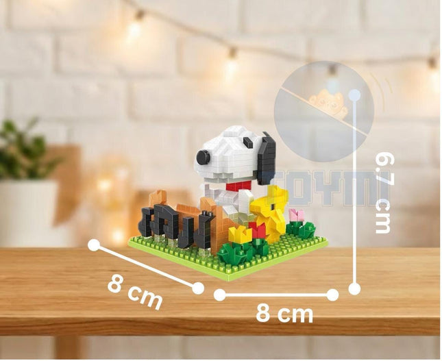 Peanuts Nano Building Blocks - Snoopy's Daily Life - (DIY Toy)