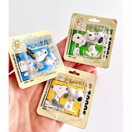 Vintage Peanuts Snoopy Style Charms Keychain - 75th Anniversary Snoopy Figure Pendant