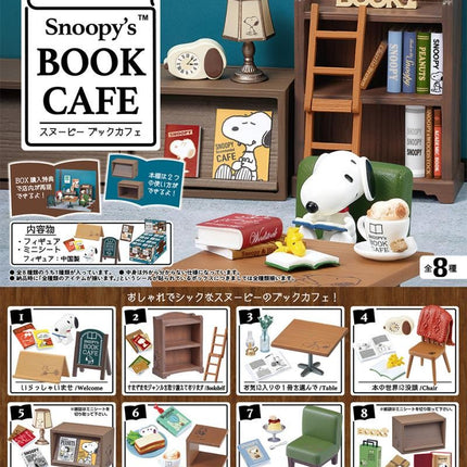 Re-ment - Snoopy's Book Cafe (Full Set) (Discontinued) | Peanuts | Rement Miniatures Dollhouse