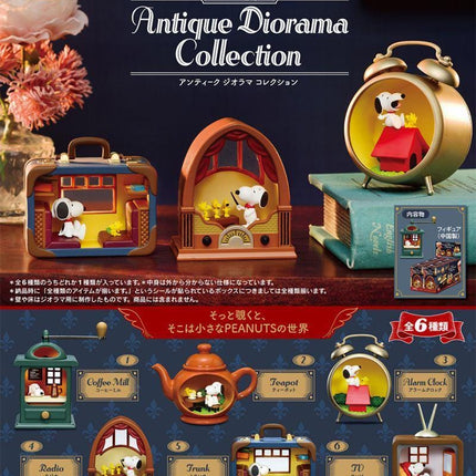 Re-Ment Snoopy Antique Diorama Collection (Full Set of 6) | Peanuts | Rement Miniatures