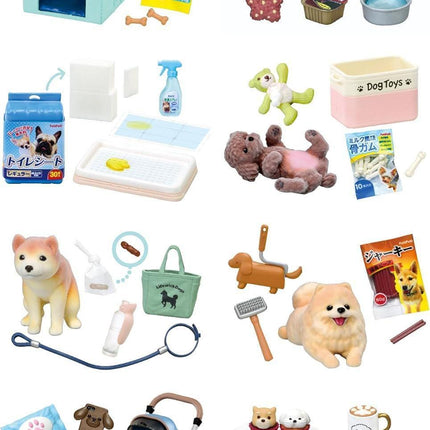 Re-Ment Life with Dogs Miniature (Full Set of 8 Boxes) | Rement Miniatures Dollhouse