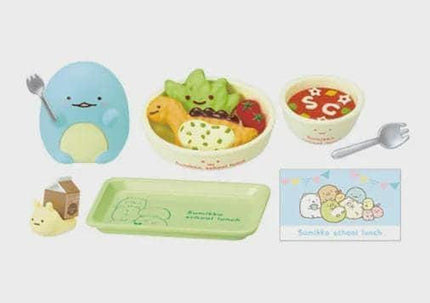 Re-ment Sumikko Gurashi School Lunch Complete Set (8 Figures) | Rement Miniatures