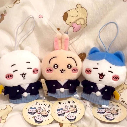 Chiikawa New Year Series Plush Keychain - Fluffy Plush Key Chain or Bag Chain