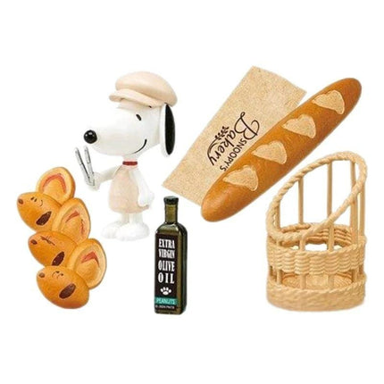 Re-Ment Peanuts Snoopy's Bakery (Full Set of 8 Boxes) (Discontinued) | Rement Miniatures