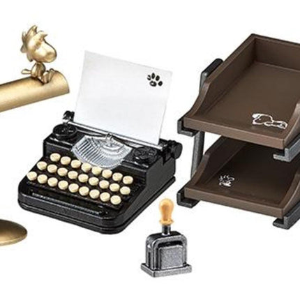 Re-ment Snoopy's Vintage Writing Room (Full Set of 8) (Discontinued) | Rement Miniatures