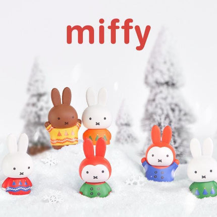 Miffy Winter Series Blind Box: Collectible Mini Desktop Figure Surprise