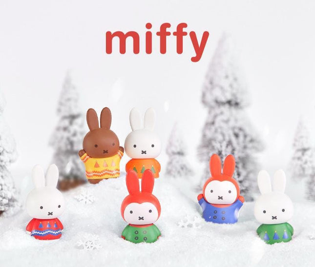 Miffy Winter Series Blind Box: Collectible Mini Desktop Figure Surprise