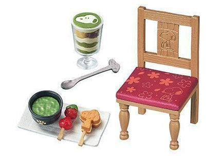 Re-ment Dollhouse Snoopy Japanese Cafe Full Set (8 Figures) (Discontinued) | Rement Miniatures