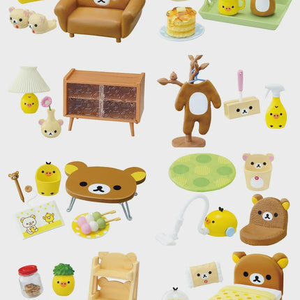 Re-Ment Rilakkuma Room (Full Set 8 Boxes) | Rement Miniatures Dollhouse