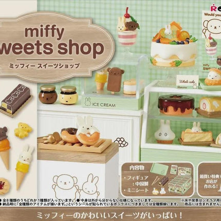 Re-ment Miffy Sweets Shop Patisserie Full Set of 8 | Dollhouse Food | Rement Miniatures