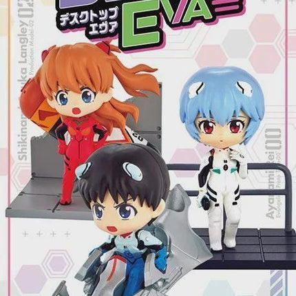 Re-ment DesQ Neon Genesis Evangelion Full Set of 6 | Desktop Figures | Rement Miniatures