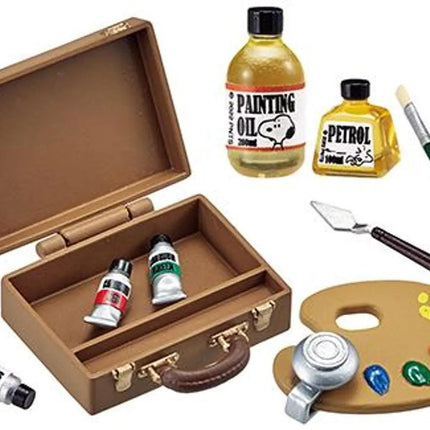 Re-ment Peanuts Snoopy Art Studio Full Set (8 boxes) (Discontinued) | Rement Miniatures