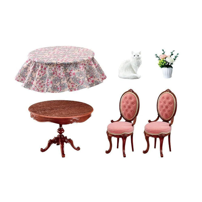 Re-Ment My Tea Table Set - Miniature Furniture | Rement Miniatures Dollhouse