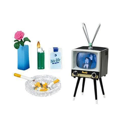Re-Ment Miniature: Days in Our Tiny Room - 1960s Japanese Room (Full Set) | Rement Miniatures