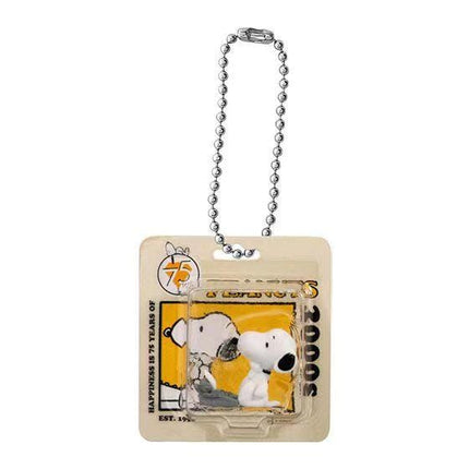 Vintage Peanuts Snoopy Style Charms Keychain - 75th Anniversary Snoopy Figure Pendant