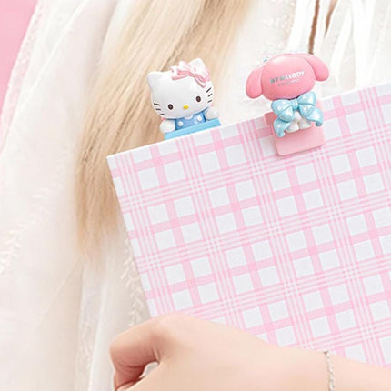 San Flocked Peeking Sanio Phone Hippers - Blind Box (Hello Kitty, Kuromi, My Melody)