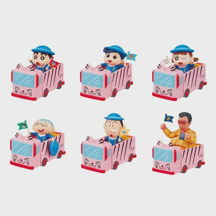 Re-ment Crayon Shin-chan Futaba Kindergarten Bus Collection (Full Set of 6 Boxes) | Rement Miniatures