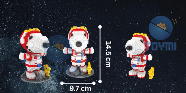 Peanuts Nano Building Blocks - Snoopy in the Space - (DIY Toy)
