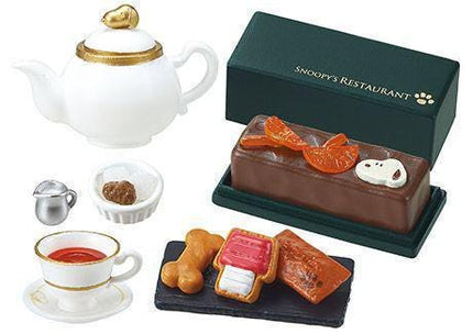 Re-Ment Snoopy's Restaurant Full Set (8 Figures) | Peanuts Food | Rement Miniatures