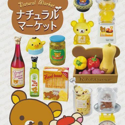 Re-ment Rilakkuma Natural Market Full Set of 8 Figures